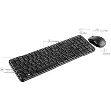 Combo Teclado E Mouse Sem Fio Multilaser Usb 2.4 Ghz - Tc183 Cor do mouse Preto Foto mini  3