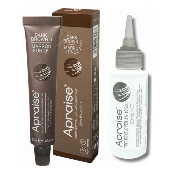 Combo Tintura E Oxidante Apraise Cílios Sobrancelhas E Barba Foto 1