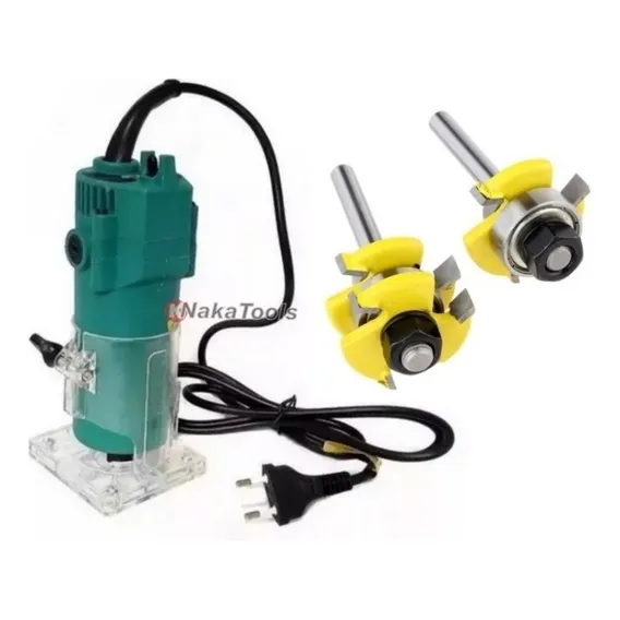 Combo Tupia Laminadora + Fresas Fresa Macho E Fêmea Promoç 110v Foto 1