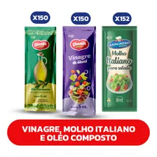 Combo Vinagre, Molho Italiano E Óleo Composto Dmais Foto  mini 1