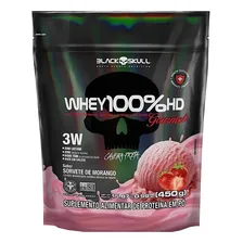 Combo Whey Protein 100% Hd Gourmet Refil 3 Sabores 450g Cada - Black Skull Foto mini  2