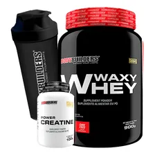 Combo Whey Protein Concentrate + Creatina + Shaker Sabor Paçoca Foto mini 1