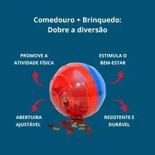 Comedouro + Brinquedo Bola P/ Cães Pet Games - Redondog M Foto mini  3