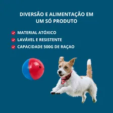 Comedouro + Brinquedo Bola P/ Cães Pet Games - Redondog M Foto mini 4