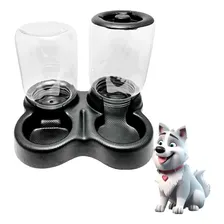 Comedouro E Bebedouro Duplo Automático P Cães Gatos 3l 1,5kg Foto mini 3