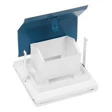 Comedouro Para Pássaros Fruteira E Ração Com4 Fercar Cor Branco telhado cor variada Foto mini  2