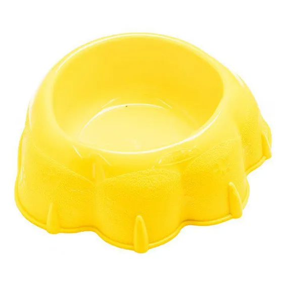 Comedouro Pet Fox Medio Amarelo Foto 1