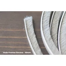 Comfort Door Fita Escova Veda Fresta Vedação Janela Porta Cor Cinza 5m x 10mm Foto mini  3