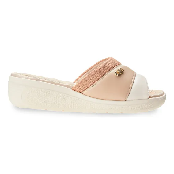 Comfortflex Tamanco Anabela Coconut Feminino Foto 1
