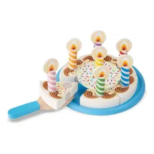 Comidinha Brinquedo Madeira Bolo Aniversário Melissa & Doug Foto mini 3