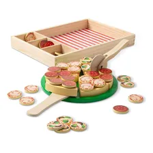 Comidinha De Brinquedo Madeira Festa Da Pizza Melissa & Doug Foto mini  3