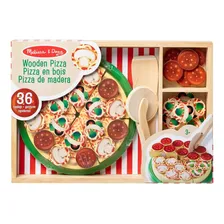 Comidinha De Brinquedo Madeira Festa Da Pizza Melissa & Doug Foto  mini 1