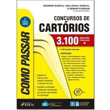 Como Passar Em Concursos De Cartório - 3.100 Questões - Novo Foto mini 1