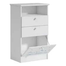 Cômoda De Bebê 2 Gavetas 1 Porta Kids Móveis Serpil Hj Foto mini  3