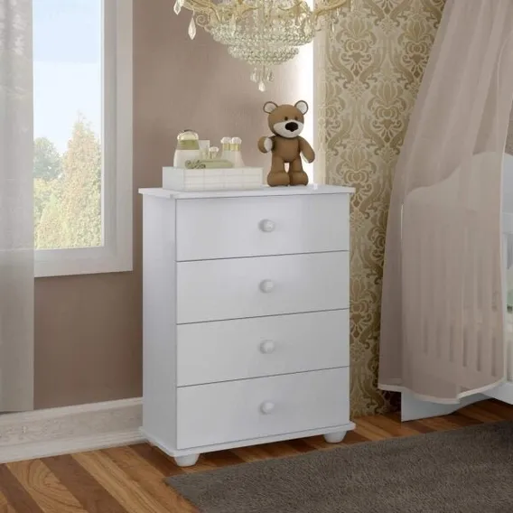 Cômoda De Bebê 4 Gavetas 2031 Baby Móveis Percasa Hjwt Foto 1