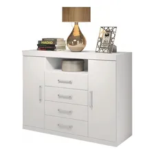 Cômoda Havana Master 4 Gavetas Santos Andirá Cor Branco Foto mini  2