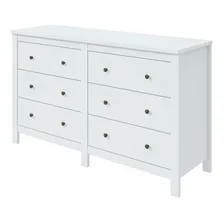 Cômoda Móveis Lopas Maggiore 6 Gavetas Branco Foto mini 4