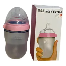 Comotomo Mamadeira 250ml +3m - Verde Cor Rosa Foto mini 4