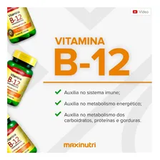 Complexo B 100% Idr 60 Caps 250mg - Maxinutri Sabor Original Foto mini 3