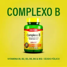 Complexo B 100% Idr 60 Caps 250mg - Maxinutri Sabor Original Foto mini 4