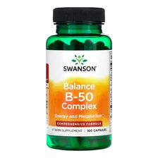 Complexo Balance B-50 Swanson 100 Caps Foto  mini 1