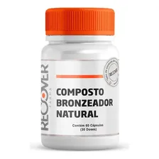 Composto Bronzeador Natural - 60 Cápsulas (30 Doses) Foto mini 1