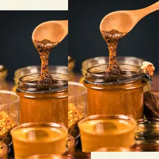 Composto De Mel De Abelha Com Geleia Real 100% Puro 300g Foto mini  3