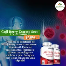 Compre 2 Leve 3 Goji Berry Extrato Seco + Vitamina C 500mg Foto mini 3