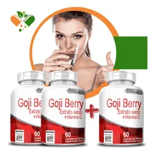 Compre 2 Leve 3 Goji Berry Extrato Seco + Vitamina C 500mg Foto mini 1