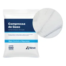 Compressa De Gaze 9 Fios - 7,5x7,5 - 500 Unidades Foto mini 1