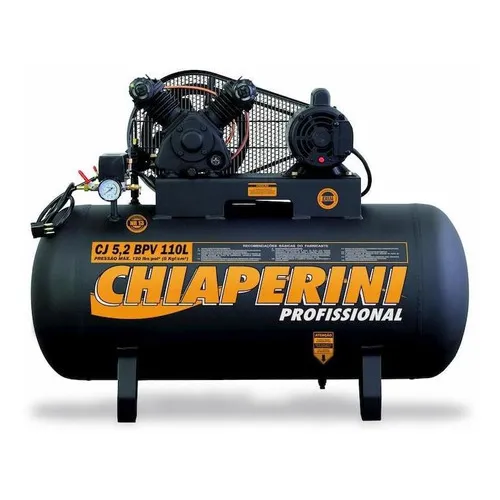 Compressor Ar 5,2 Bpv S/rodas Mono 1hp 110l Chiaperini Foto 1