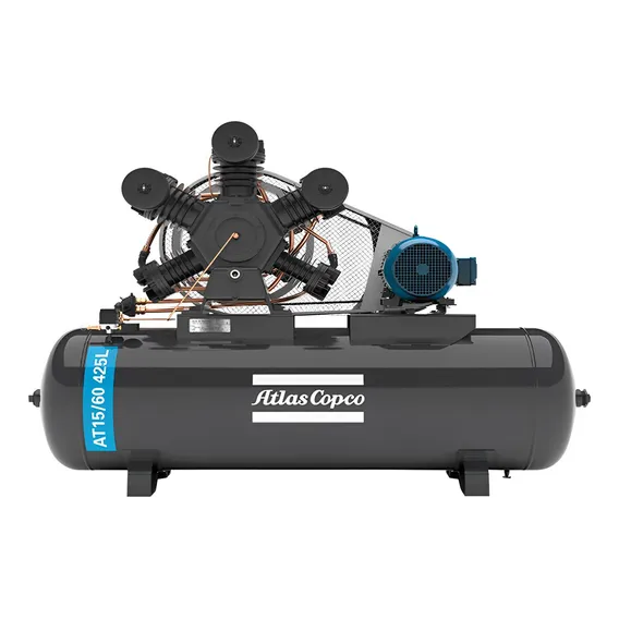 Compressor Ar Industrial 60 Pes 425lt Atlas Copco 380/660 Foto 1