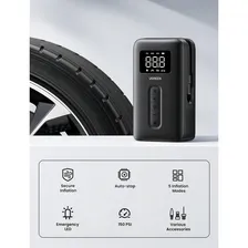 Compressor Ar Portátil Ugreen Tire Inflador Pneus Preto Foto mini 3