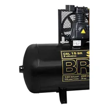 Compressor Ar Schulz Bravo 15 Pés 200l Motor Weg 3hp 220v Foto mini 2