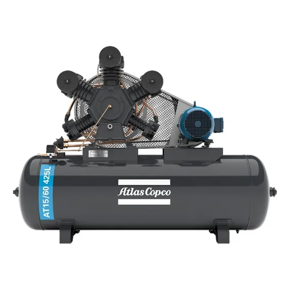 Compressor Atlas Copco At 15 60 425 Lts 175 Lbs 15 Cv Trif Foto 1