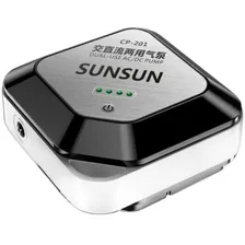 Compressor Bomba De Ar Sunsun Cp-201 Com Bateria Bivolt/ampl Foto mini 3