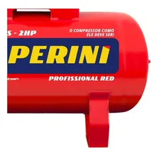 Compressor de ar elétrico Chiaperini Profissional Red 10/150 Red 150L 2hp mono Foto mini  3