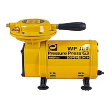 Compressor de ar elétrico portátil Pressure WP jet press G3 0.25hp 127/220V Foto mini  2