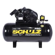 Compressor De Ar Schulz 10 Pés 200 Litros 2 Hp Csv-10/200 Fase elétrica Monofásica 110V Foto mini  2