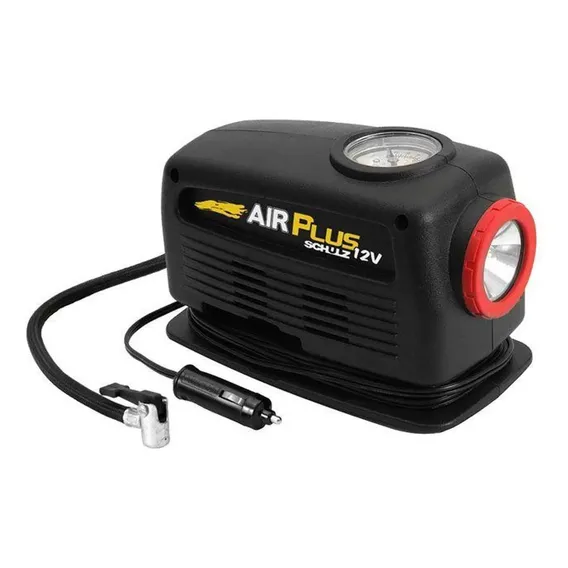 Compressor De Ar Schulz Air Plus Portátil 12v Com Lanterna Foto 1