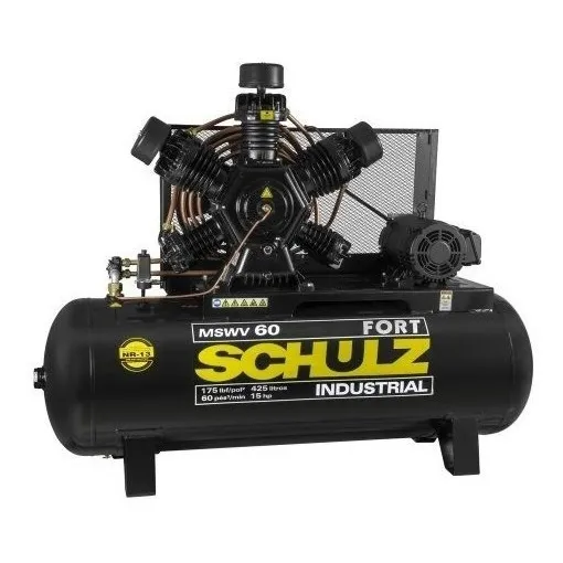 Compressor Fort Mswv 60/425 - 60 Pcm 425 Litros 15 Hp Schulz Foto 1