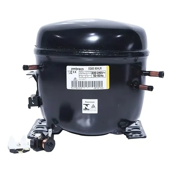Compressor Motor Geladeira Embraco 1/4 Egas 80clp R600 220v Foto 1