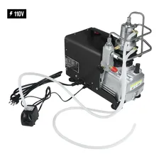 Compressor Portatil Carabinas Pcp 300bar 110v Desligame Auto Foto mini  2
