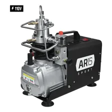 Compressor Portatil Carabinas Pcp 300bar 110v Desligame Auto Foto mini  3