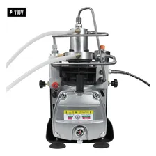Compressor Portatil Carabinas Pcp 300bar 110v Desligame Auto Foto mini 4