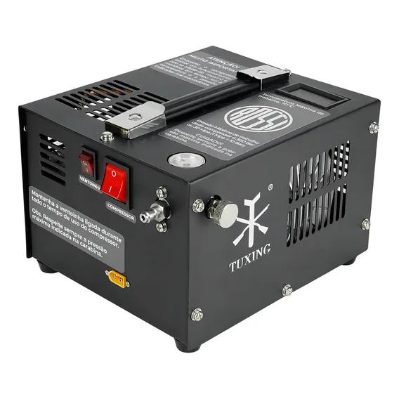 Compressor Portatil Para Carabinas Pcp Tuxing 300 Bar Rossi Cor Preto 110V/220V Foto 1