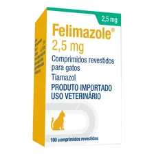 Comprimidos Felimazole® 2,5 Mg Contém 100 Comprimidos Foto  mini 1