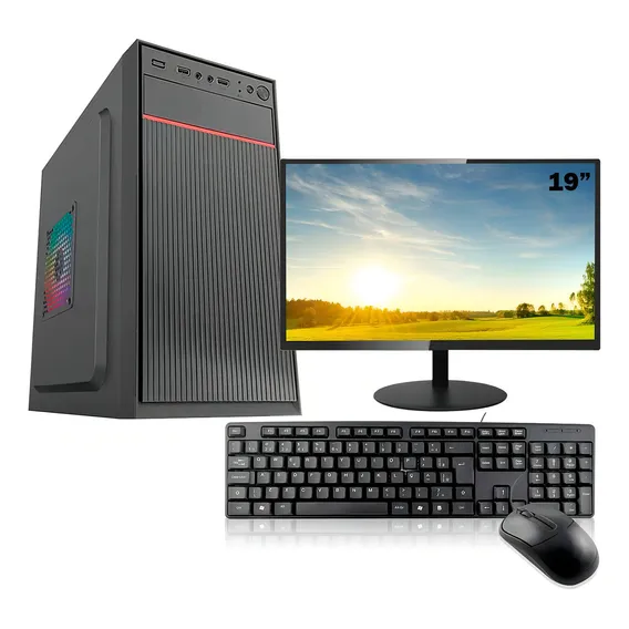 Computador Completo I3 7º 16gb Ddr4 Ssd480 Monitor 19 Foto 1
