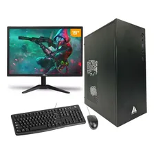 Computador Completo I3 8gb Ssd 240gb Monitor Teclado Mouse Foto  mini 1