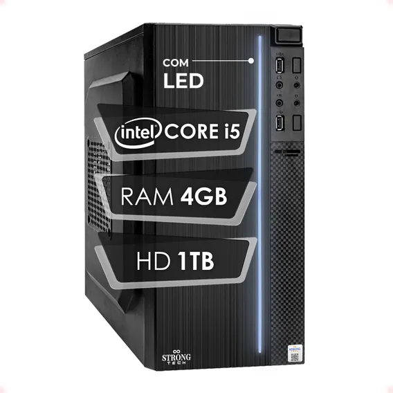 Computador Cpu Intel Core I5 4gb Hd 1tb Strong Tech Foto 1